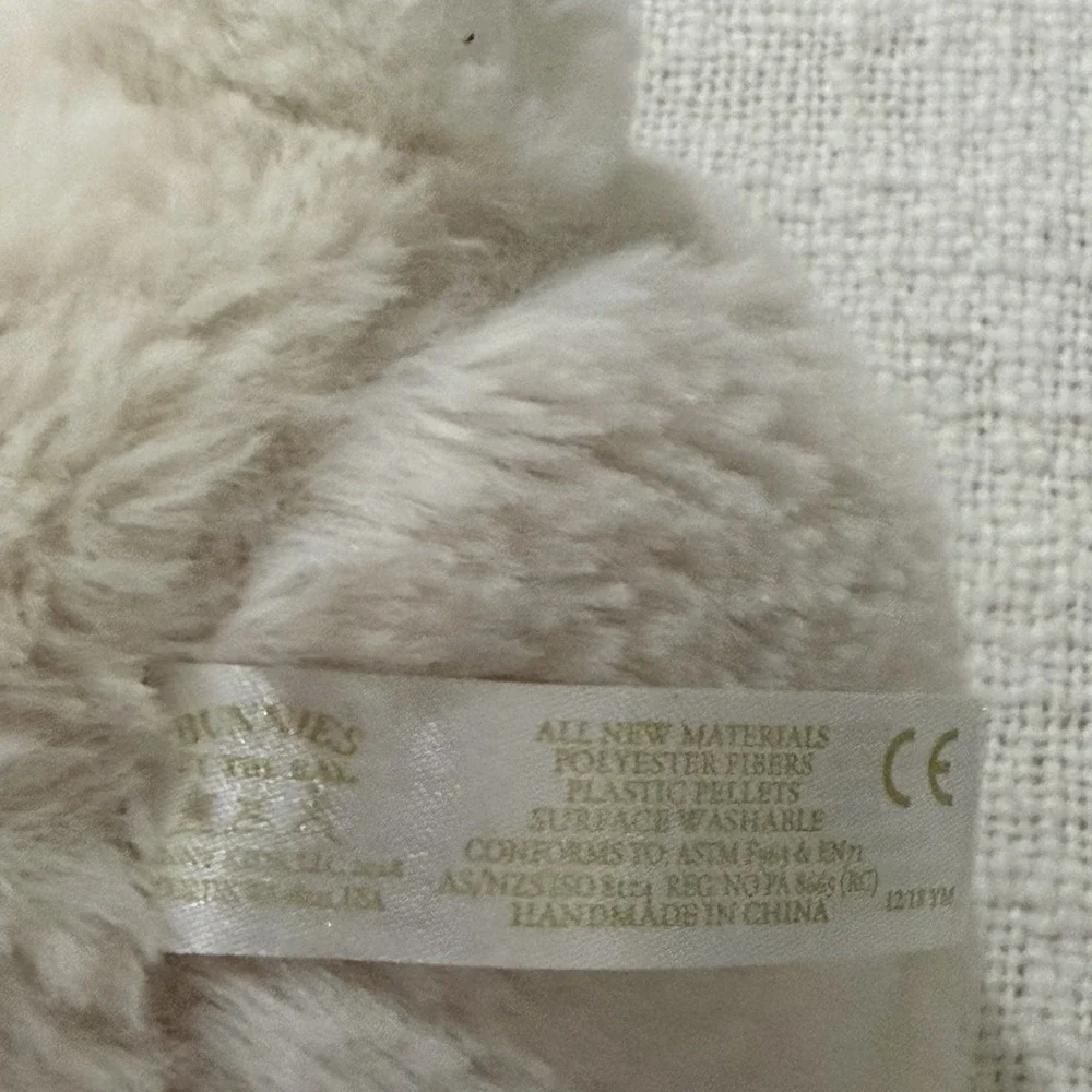 Bunnies‎ by the Bay Cream Bunny Rabbit Plush White Tiny Nibble 7 